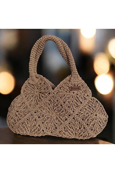 Charme Elegant geantă tricotată manual