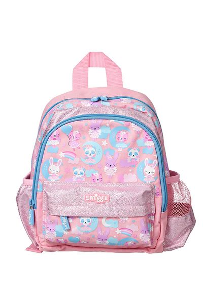 SMIGGLE Nursery Backpack with Teddy Bear and Moon Figures