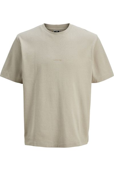 Jack & Jones JACK & JONES Μπλούζα από ύφασμα Tarmac - 12273217-Καθαρό κασμίρ