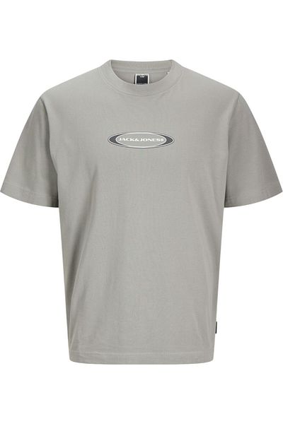 Jack & Jones Tricou JACK & JONES Pacer Branding - 12273880-Γκρι Φανέλα