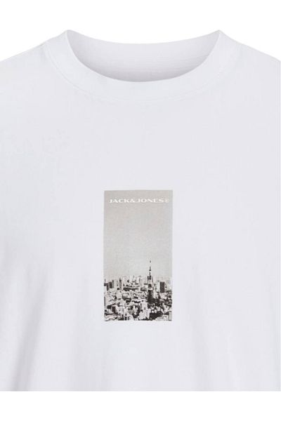 Jack & Jones Tricou JACK & JONES Pacer Φωτογραφία Εμπορίας - 12273775-Φωτεινό Λευκό