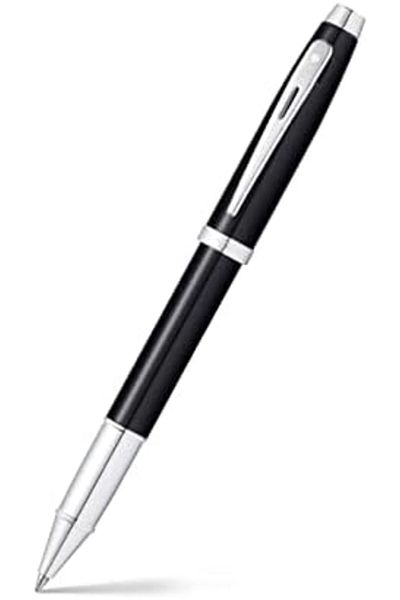 Mena Rise Şirinshop 9338-1 100 Series Rollerball Pen Glossy Black Chrome 1108107