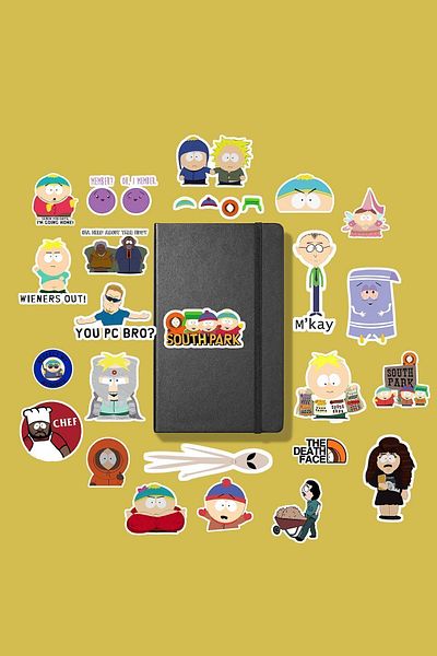 MS Major Selection South Park Sticker Pack /Bullet Journal Notebook Sticker Agenda Laptop Sticker