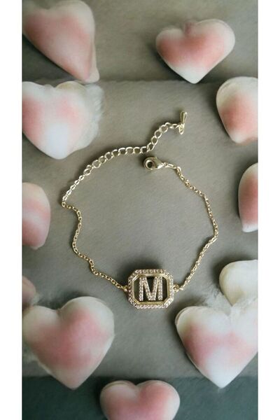 AKSESUARIM سوار نسائي من حجر الزركون مربع الشكل من الفولاذ