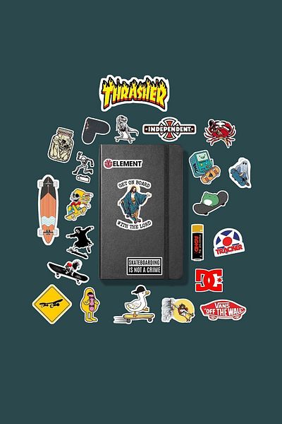 MS Major Selection Skateboard Skateboard Sticker Pack /Bullet Journal Notebook Sticker Agenda Laptop Sticker
