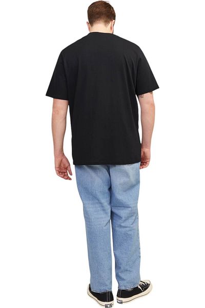 Jack & Jones Tricou JACK & JONES Corp Logo SS PLS - 12184987-Μαύρο