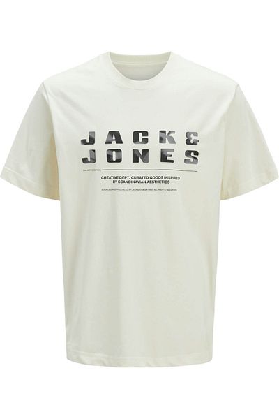 Jack & Jones Tricou JACK & JONES Επαναφορτιζόμενη Μπροστινή Πόρτα - 12274716-Γλυκό Καλαμπόκι