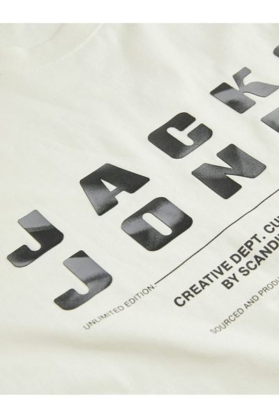 Jack & Jones Tricou JACK & JONES Επαναφορτιζόμενη Μπροστινή Πόρτα - 12274716-Γλυκό Καλαμπόκι