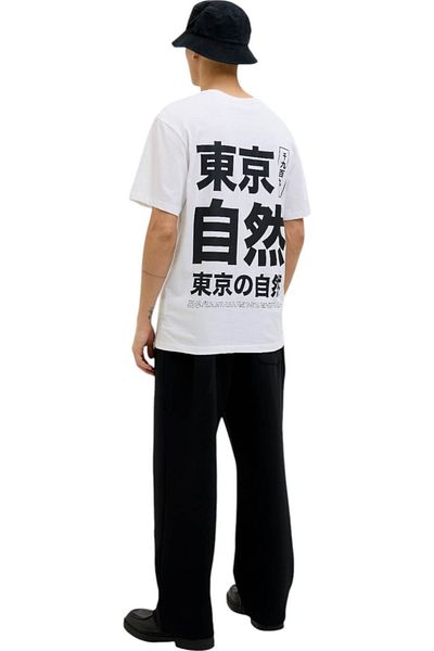 Jack & Jones Tricou JACK & JONES Jayce - 12271257-Λευκό
