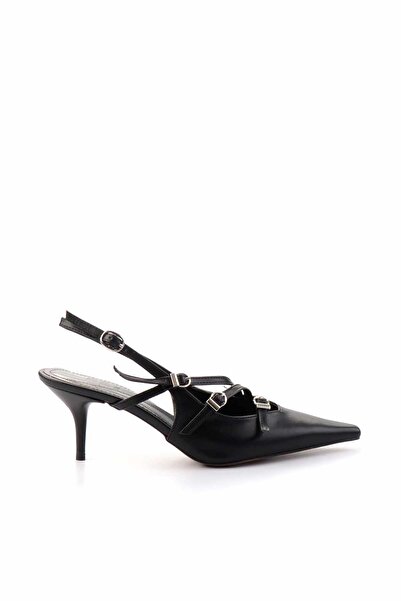 Bambi Black Women's Classic Heeled Shoes K01667010209