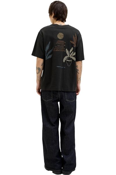 Jack & Jones Tricou JACK & JONES Marrakesh Sketch - 12273388-Μαύρο