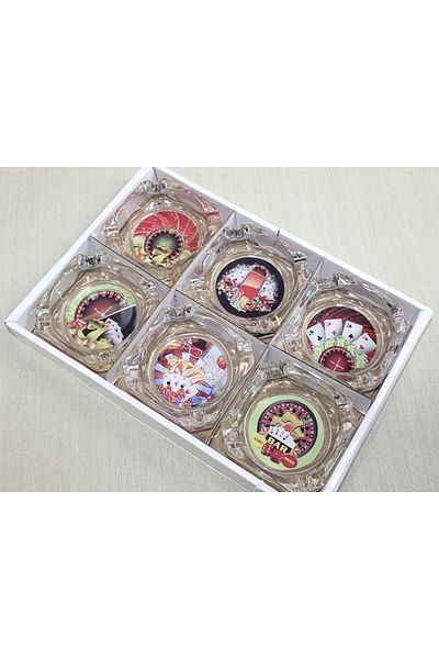 PRATİKOBA Glass Ashtray Alk3642