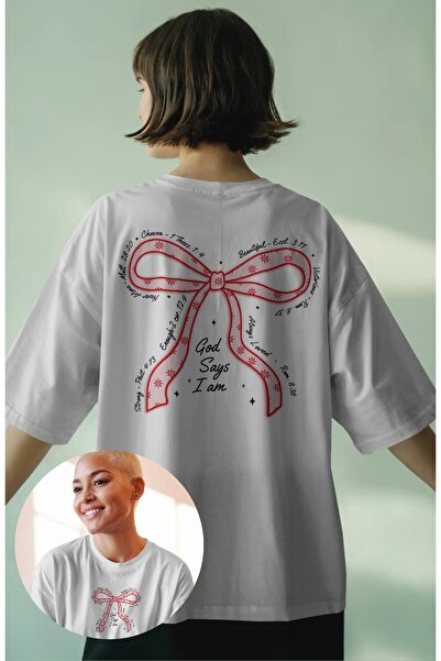 Fuddy Moda Μπλουζάκι με στάμπα στην πλάτη Oversize Always Loved, μπλουζάκι με...