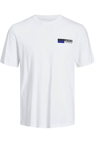Jack & Jones Tricou JACK & JONES Corp Λογότυπο Μικρή Εκτύπωση - 12233999-Λευκό SP