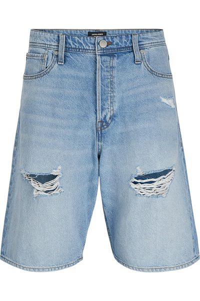 Jack & Jones Σορτς JACK & JONES Alex Original SQ073 - 12274957-Μπλε Τζιν