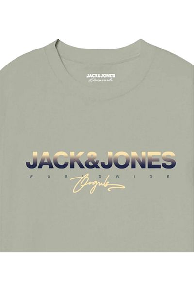 Jack & Jones Tricou JACK & JONES Canggu - 12281809-Celadon Tint