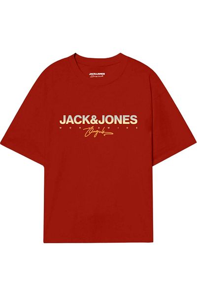 Jack & Jones Tricou JACK & JONES Canggu - 12281809-Arabian Spice