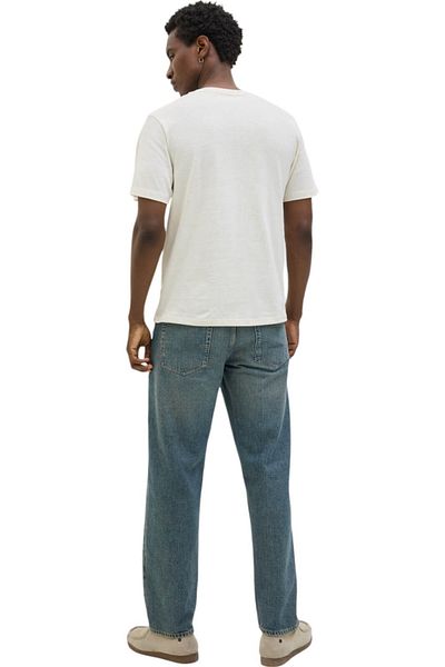 Jack & Jones Tricou JACK & JONES Almeria Bold Branding - 12276962-Antique White