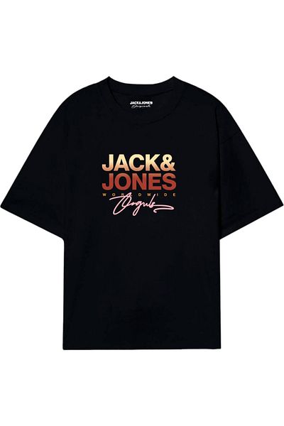Jack & Jones Tricou JACK & JONES Canggu - 12281809-Black