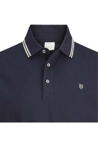 Jack & Jones Tricou JACK & JONES Alex Polo Άνοιξη-Καλοκαίρι 2025 - 12286338-Night Sky
