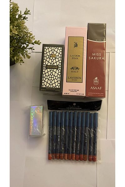 Nishane Miss Escaura Perfumes Bridal Package Set, Nishan Perfume, and Lady Pink Lavrin Perfume for both sexes, 600ml with a gift
