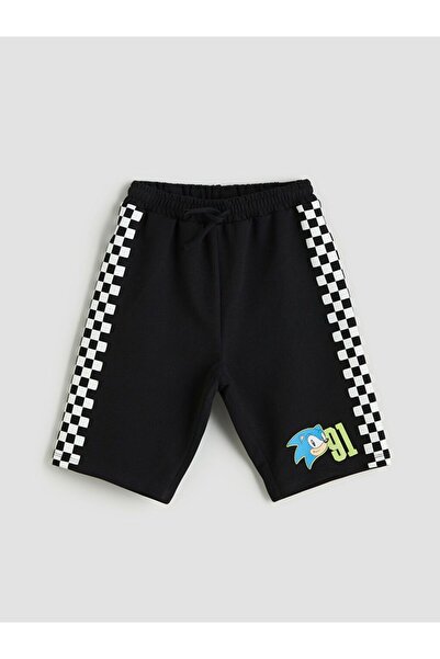 LC Waikiki Lcw Kids Sonic Printed Boys T-Shirt and Shorts 2-Piece