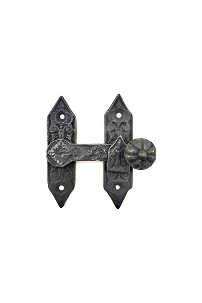 Skygo Antique Style Decorative Brass Door, Window Latch - 86x72 mm, Oxide