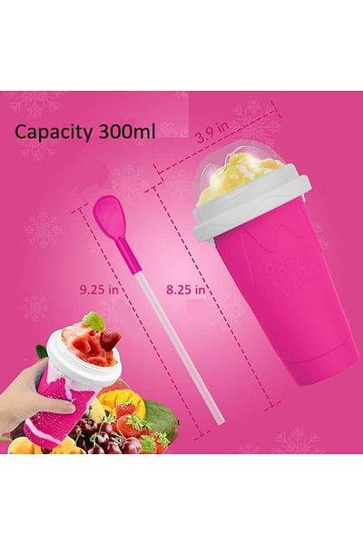 Other Frozen Magic Quick Slush Maker Ice Cream Cup, Leak-proof Freeze & Squeeze 300ml-Color May Vary