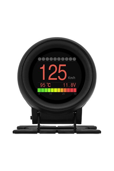 Choice black New A205 OBD2 Head-Up Display Fault Detection Display Speed Fuel Consumption Temperature Batte