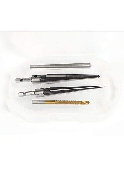 Choice 1Set 1PC Reamer Sawtooth Drill Set Hex Handle Hard Alloy Expanding Hole Opening Manual Electric Dual