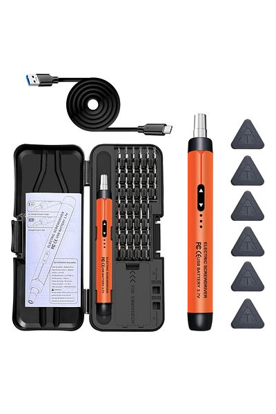 Choice TK-S001C New Electric Screwdriver Set Precision Power Tool Kit Rechargeable Wireless Mini Small Bits