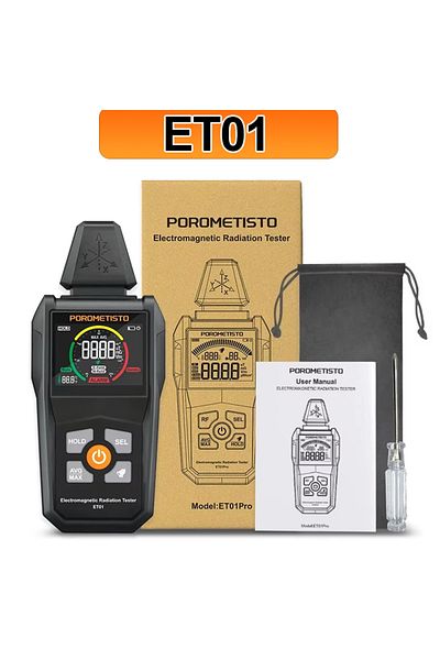 Choice ET01 3-in-1 ET01 3-in-1/ET01Pro 5-in-1 Electromagnetic Radiation Tester High Precision EMF Meter 999