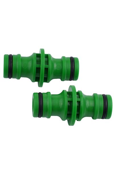 Choice 10 Pcs Hose Pipe Connector Double Male Plastic Quick Fix Click On Rubber O Ring Garden Watering H...