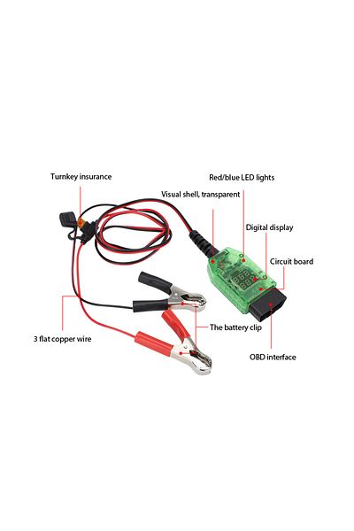 Choice 12V Car On-Board Diagnostics Tester Automotive Battery Replacement Tool Car Computers ECU Memory ...