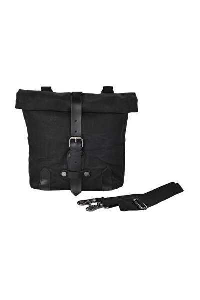 Choice حقيبة ظهر سوداء مقاومة للماء للدراجات النارية، حقائب سرج كلاسيكية من ا...