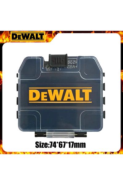 Dewalt Black Samll 1PCS TSTAK Tough Case Black Small Stackable Removable Secure Dustproof Drill Bits