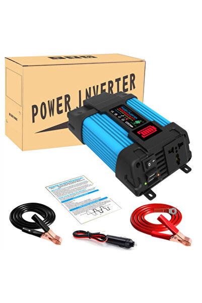 Choice1 12V TO 220V Car Inverter DC12V To AC 110V/220V 6000W Portable Power B...