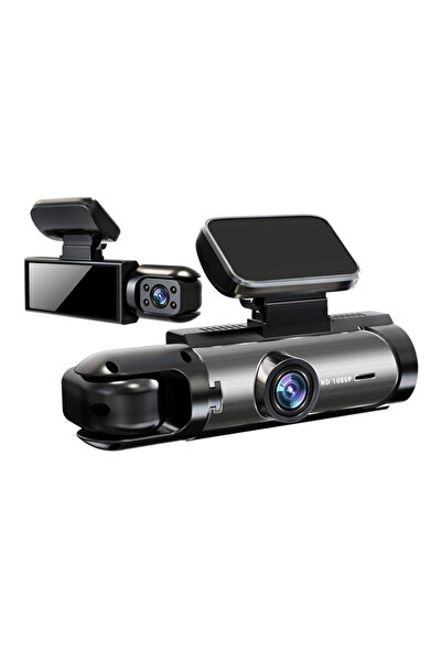 Choice كاميرا تسجيل فيديو رقمية مزدوجة العدسة بسعة 32 جيجابايت، كاميرا أمامية...