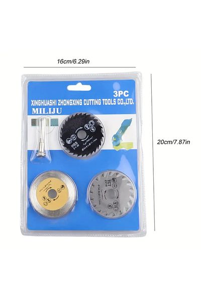 Choice 3 pcs 3pcs HSS Circular Saw Blade Cutting Blade Rotary Tool Cutting Disc For Wood Cutting And Mandre