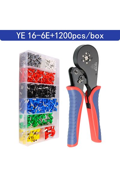 Choice YE 16-6E 1200H Ferrule Crimping Tool YE 16-6E 0.5-16mm²/20-5AWG Tubular Terminal Mini YEFYM Pliers F