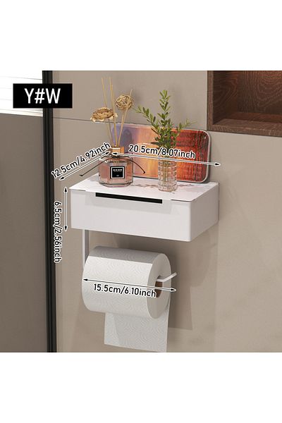 Choice Y-W Roll paper holder, wet wipe tissue box, non perforated storage rack, tissue box, tissue holder