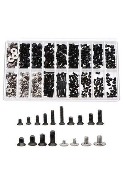 Choice 360PCS Flat Head Screws Replacement Kit M2 M2.5 M3 Machine Screws for ...