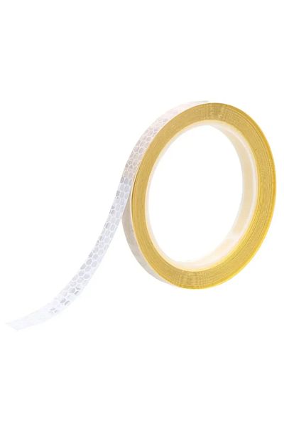 Choice White 8m Reflective Tape PVC Bicycle Wheels Reflect Fluorescent Sticker Bike Reflective Sticker Stri