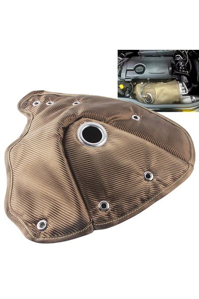 Choice Titanium Turbo Blanket Heat Shield For BMW Mini N14 N18 Cooper S R55 R56 1.6T