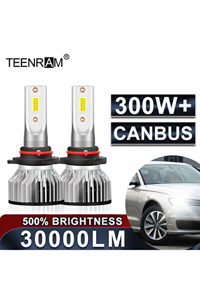 Choice9 مصباح أمامي LED بقوة 30000 لومن، 9005/HB3، بتقنية كانبوس، بدون أخطاء،...