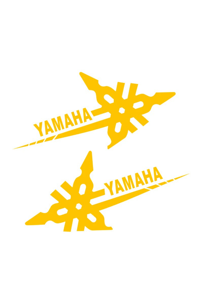 Choice3 ملصق عاكس أصفر للدراجات النارية من ياماها، شعار موتو، ملصقات ليزر ملو...