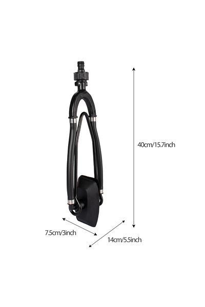 Choice Square Dual Flow Outboard Motor Flushing Clamp for Speedboat Engine, Test Water Clamp, Engine Rinse