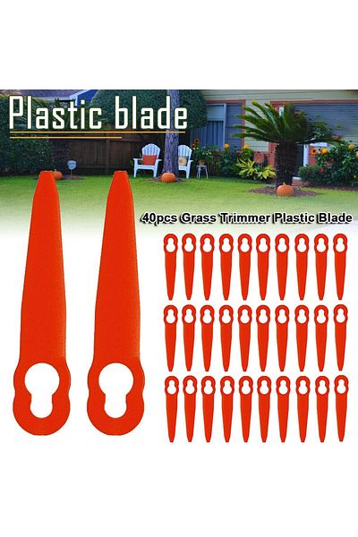 Vibra Tite 40pc Grass Trimmer Plastic Blade For STIHL PolyCut 2-2 Cordless Strimmer Replacement Plastic Blad...