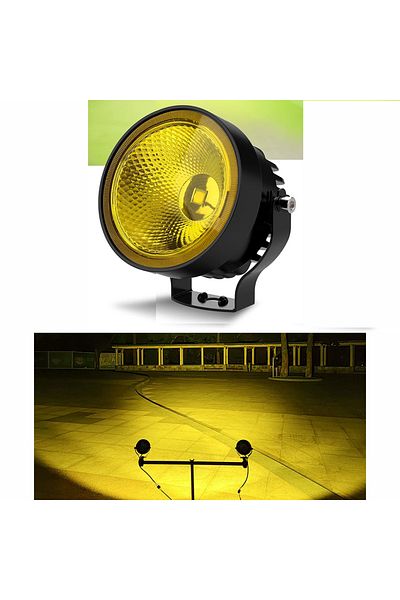 Choice 1pc Yellow Flood NLpearl 4 Inch Led Work Light White Yellow Spot Flood Barra 12V 24V 4x4 Offroad Fog