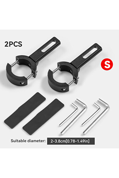 Choice قطعتان 20-38 مم حامل مصباح أمامي للدراجات النارية عالمي لمصابيح الضباب...